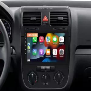 폭스바겐 파사트 제타 티구안 비틀 MK6용 리드팬 자동차 라디오 헤드 유닛용 0 린 카플/안드로이드