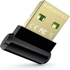 데스크탑 PC용 블루투스 어댑터 플러그 앤 플레이 5.3 USB 미니 EDR 동글 수신기 및 송신기 헤드폰 키보드