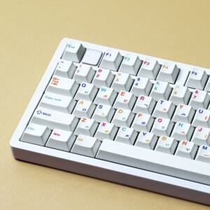 JCM 키캡 체리 프로파일 언더그라운드 월드 R2 어 독일어 스페인어 아랍어 143키 Mx 스위치용