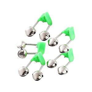 Ruying 낚시용품 낚시용 방울 낚시 알람 벨 10개 세트 밤낚시 대기낚시 보관낚시 투척낚시 등에 최적 클립