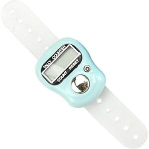 Yxinjy 라이트 프리엔 전자 손가락 카운터, 5자리 숫자 카운트 클리커 미니 LCD 디지털 디스플레이 핸드 집계 뜨개질, 크로셰, 코칭, 랩, 골프용 리셋 가능한 카운터