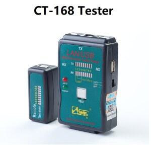 CT-168 멀티 모듈식 이더넷 랜 케이블 테스터, RJ11, RJ12, RJ45, USB BNC