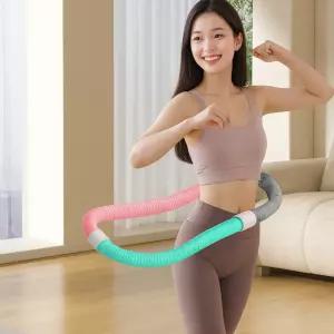 하담컴퍼니 [2세대] 스프링 훌라후프 다이어트 소프트 전신용 호스 스프링 훌라우프 홈트 기구