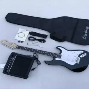 입문 전자 블랙 연습용 일렉트릭 전기기타 글로스 용 초보 세트