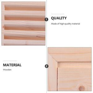 루버 슬라이딩 구 사우나 룸 액세서리 셔터 그릴 패널 블라인드 창 내구성 부드러운