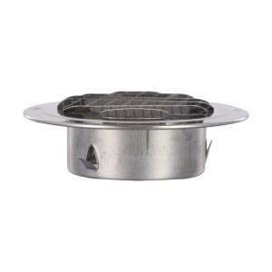 둥근 스테인레스 스틸 구 그릴 70mm 300mm 외벽 덕트 환기 도구 배기 커버 냉각 난방용