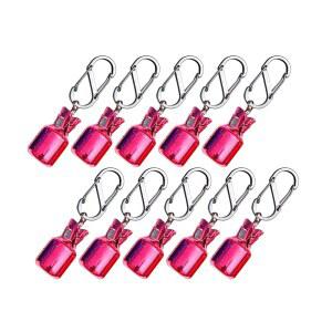 나카지마 Nakazima 이카라비나 메탈 컬러 L 사이즈 10개 세트 카라비너 포함 에기 케이스 낚시 홀더 카나