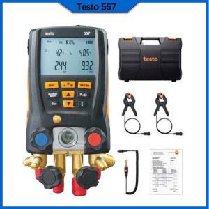 디지털 매니폴드 HVAC 게이지 시스템 키트, 계량기 블루투스 외부 진공 압력계, 압력 게이지, 냉동 Testo 557