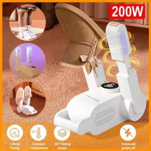 신발 건조기 운동화 살균기 소독기 슈드레서 200W 빠른 탈취 제습 히터 접을 수 있는 타이밍 UV 살균 220V