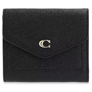 [코치]코치 Wynn 윈 로고 플라크 쓰리폴드 레더 월렛 C2328 LIBLK