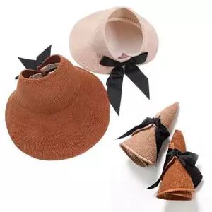 비치모자 여자 나들이 외출 여행 패션 여름 돌돌이 모자 선캡