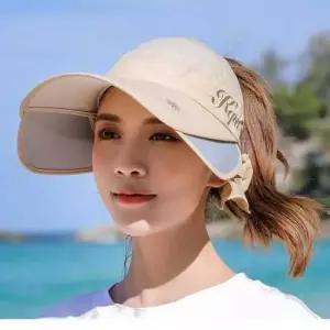 여자골프모자여름썬캡 여자 여름 선 바이저 골프 모자 코디 자외선 썬 캡