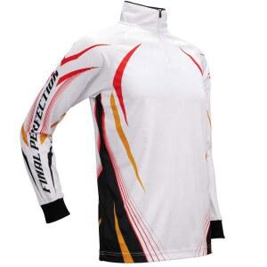 [엑셀] 드라이 지퍼업 셔츠 블랙 화이트 S 3L 땀 흡수 빠른 건조 긴소매 스트레치 낚시 아웃도어 송어 계류