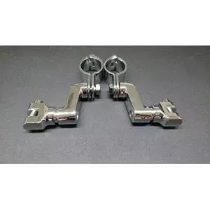 HONGK- 1.5인치 엔진 가드 롱혼 풋페그 클램프 GL VT750 마그나 섀도우 트라이엄프와 호환 [B01BW4MLCW]