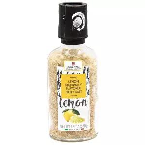 Collitali 레몬 주입 맛 시칠리아 소금 그라인더 고급 선물 - 269.3g9.5온스 [호환]