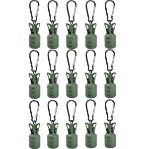 WONIONI 에기 홀더 15개 세트 보호 15연 커버 에깅 케이스 오징어 4호까지 대응 L 사이즈 낚시 제방 그레이