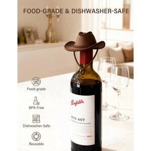 보이 모자 와인 실리콘 병 마개 성인용 선물 액세서리 및 아이디어