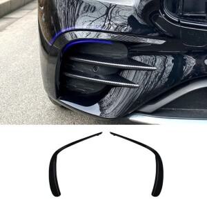 메르세데스 벤츠 E 클래스 W213 E260 E300 E53 2020-2021 차량용 안개등 프레임 장식 에어 나이프 스플리터