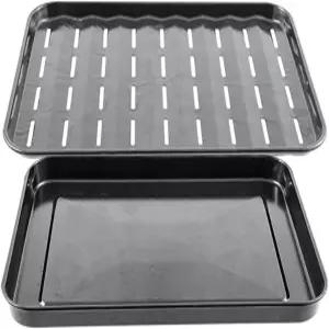 Nuwave 정품 교체 논스틱 에나멜 베이킹 팬 브로일러 랙 장착 보장 오리지널 제조업체에서 판매 모든