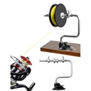 Pullther 낚시 라인 감기 릴 실감기 장비 강력 흡착판 부착 내구성이 뛰어남