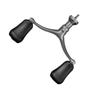 미끼 캐스팅 릴 업그레이드를 위한 RDTGHY 1PC 낚시 손잡이 알루미늄 소재 나사 삽입 파워 그립 노브 더블 로커