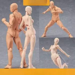 인체 드로잉 피규어 관절 인형 스케치용 미술 연습 모델 비율 학습