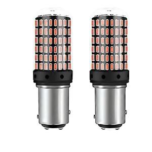 2개입 슈퍼 브라이트 LED 캔버스 1157 Bay15d P2124W 자동차 12V 후진등 브레이크 램프 오토턴스