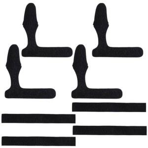 로드칩 커버 팁 낚시 낚시용품 로드 낚시대 끝 보호 접힘 방지 매직테이프 수납 액세서리 4개 세트