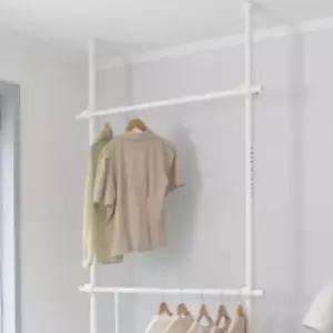 [JED] 원룸행거 기둥식 행거 이단행거 2단 38mm