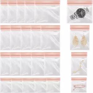 20개의 PCS 클리어 주얼리 백 EVA 안티 타니시 보관 미니 파우치 소형 플라스틱 여행용 여성 링 귀걸이