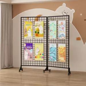 접이식 파티션 철제 네트망 메쉬 휀스 그물 거치대 가벽 분리막 울타리