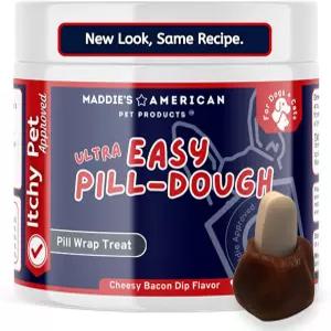 이지 필 울트라 펫 트리트 랩 - 저자극성 알약 은폐 포켓 파우치 또는 개와 고양이용 치킨 프리 친화적