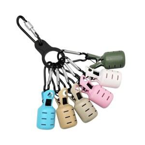 [Ken R] 켄아르 에기 홀더 카라나비 포함 6연 세트 케이스 수납 가벼움 세련됨 낚시 분실 방지 에깅 커버