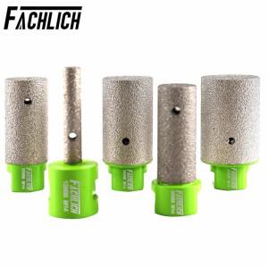 FACHLICH 1pc 다이아몬드 핑거 비트 밀링 확대 연삭 쉐이핑 구멍 Dia1020253035mm 타일 스톤 대리석 M14 스