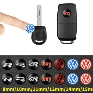 자동차 키 스티커 제어 체인 배지 액세서리 폭스 바겐 Tiguan Bora POLO PASSAT CC Touran GOLF Jetta Arte