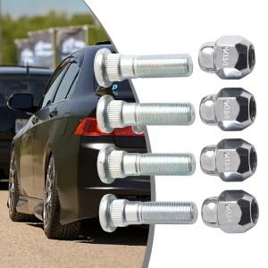 휠허브 볼트 스터드 및 너트 세트 Forester 2009-2019 28365FE001 &28171AJ000 스틸 자동차 액세서리