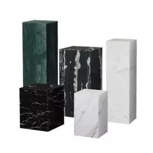 화분 받침대 대리석 사각 마블 스탠드 천연석 트레이 장식품 인테리어 홀더