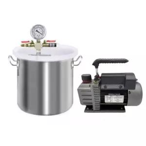 기포 탈포기 레진 진공펌프 버블제거기 실리콘 수지용 탈포통