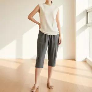 7부 항아리 벌룬 돌핀 배기 치노 팬츠 sal