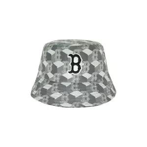 MLB 공용 큐브 모노그램 버킷햇 3AHTM033N-43GRS