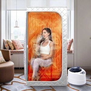 가정용SPA 스팀사우나 반식욕 욕조기 코드 2인 가정용사우나 세트 멀티 1인