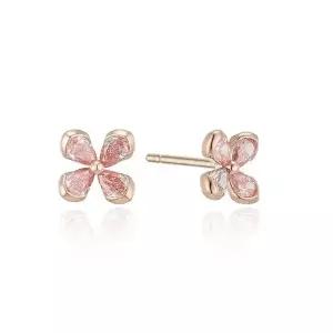 [로이드](센텀시티점)튜더로즈가든 핑크 페어컷 14K 귀걸이 LPFQ2005G