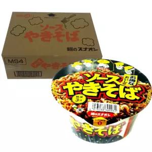 멘노스나오시 야끼소바 컵라멘 86g, 12개