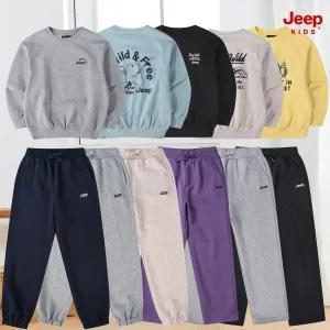 [백화점상품] 지프 키즈 맨투맨 주니어맨투맨 신학기 와일드 트레이닝 셋업
