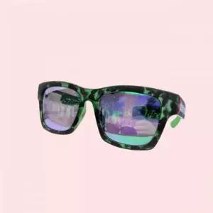 소다몬 시그니처 모델 가볍고 편한미러선글라스 썬그라스 블랙호피무광테 그린미러 렌즈 TO330 6 밴드 스트