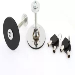 자동차용 루일로고드 페어 합금 레이싱 후드 핀 잠금 키트 블랙