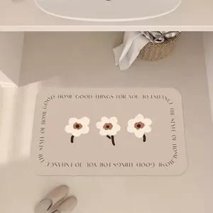 물흡수 화이트 블랙 주방 면규조토 발매트 침대 카페