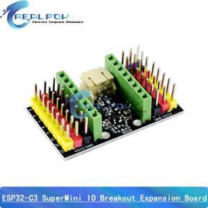 센서 제어 및 리튬 지원 기능을 갖춘 ESP32-C3 슈퍼미니 IO 브레이크아웃 확장 보드(아두이노용)