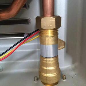 가스 온수기 유량 센서 전자 1-30L/분 감지 도구용 구리 물 흐름