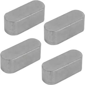 Ruilogod 25mm x 304 스테인리스 스틸 주요 재고 라운드 종료 4pcs 아이디 6c5 b77 329 630 3f7